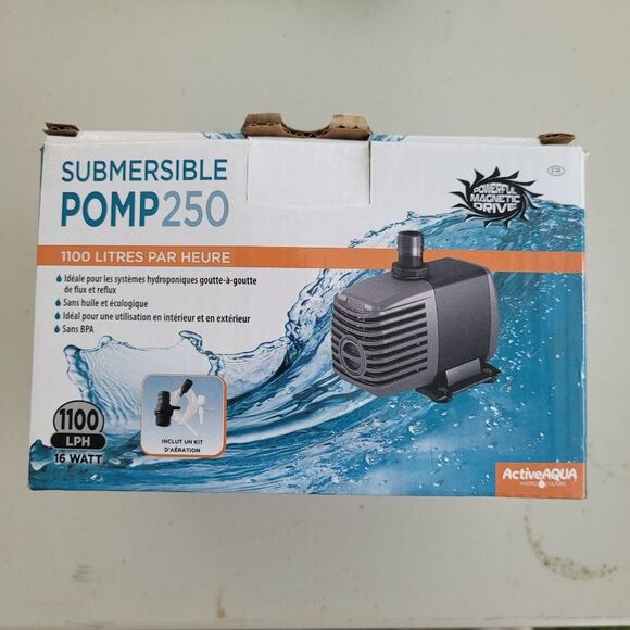 Active Aqua 250 GPH Submersible Water Pump 1100 LPH - Picture 3 of 3
